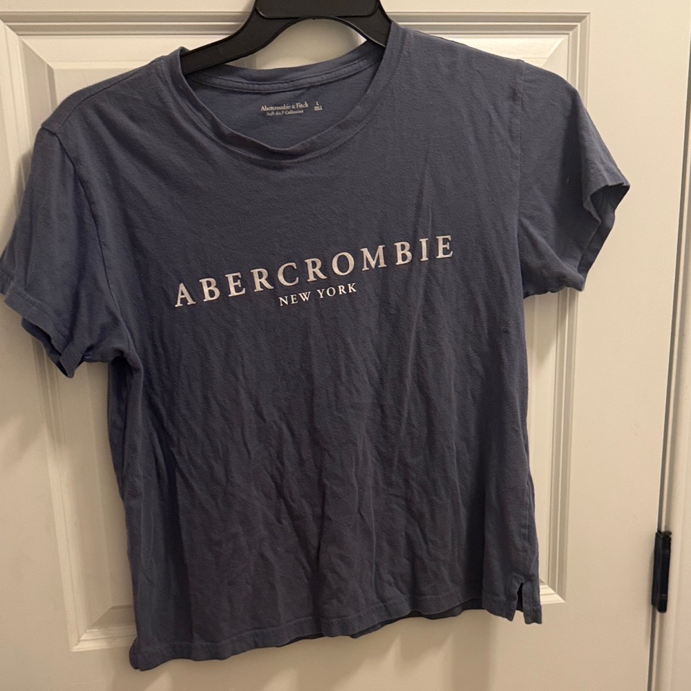 Abercrombie & Fitch Soft Collection Tee In Slate
